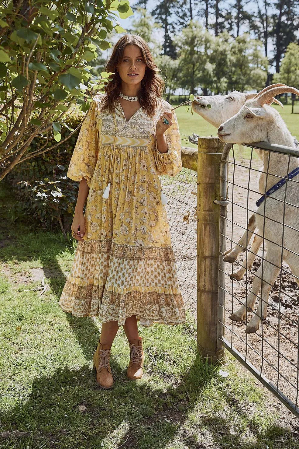 Saba midi best sale dress